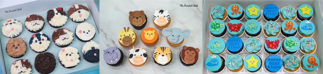 animal cupcakes